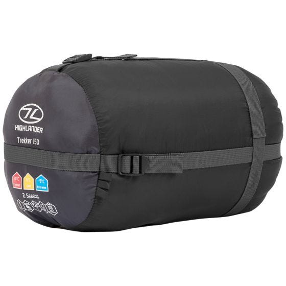Highlander Trekker 150 Mumienschlafsack - Holzkohle