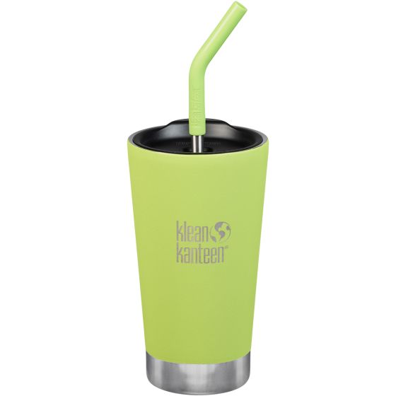 Klean Kanteen 473 ml Vakuumisolierter Tumbler mit Trinkhalm und Deckel Juicy Pear