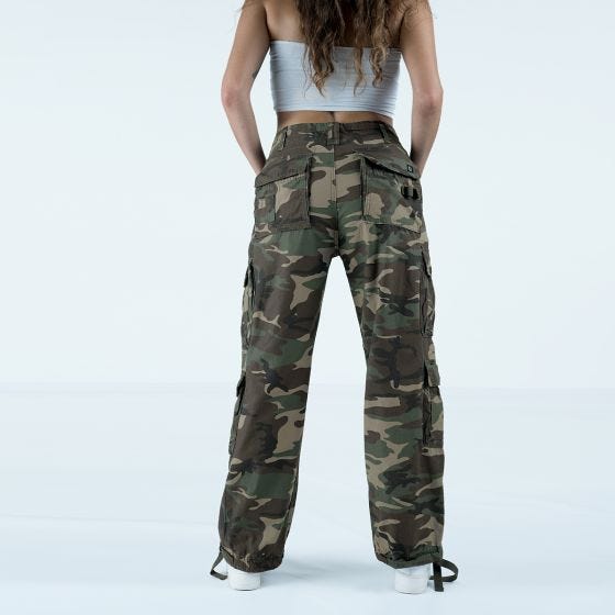 Brandit Pure Vintage Hose Damen - Woodland