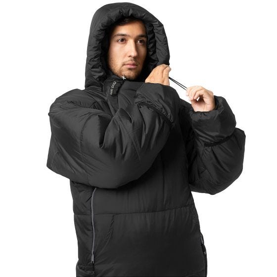 Selk'bag Original 6G Schlafsackanzug - Schwarz Shark