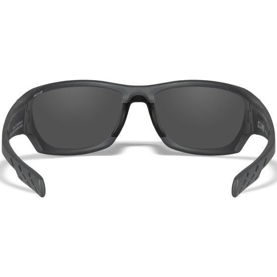 Wiley X WX Climb Brille - Captivate Polarized Blau Mirror Lenses / Matte Grau Frame