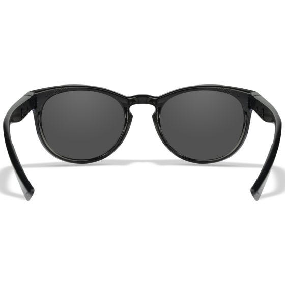 Wiley X WX Covert Brille - Grau Lenses / Hochglanz Schwarz Frame