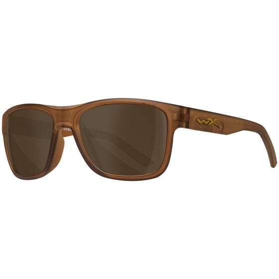 Wiley X WX Ovation Brille - Braun Lenses / Matte Rootbeer Frame