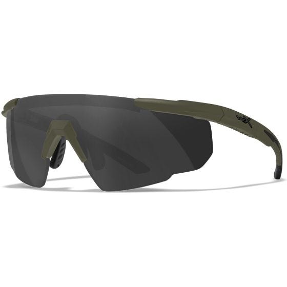 Wiley X Saber Advanced Brille - Gläser in Grau + Transparent + Rust / Gestell in OD Grün