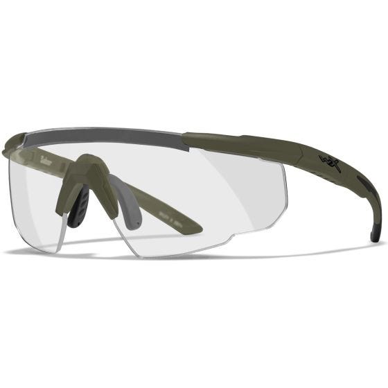 Wiley X Saber Advanced Brille - Gläser in Grau + Transparent + Rust / Gestell in OD Grün