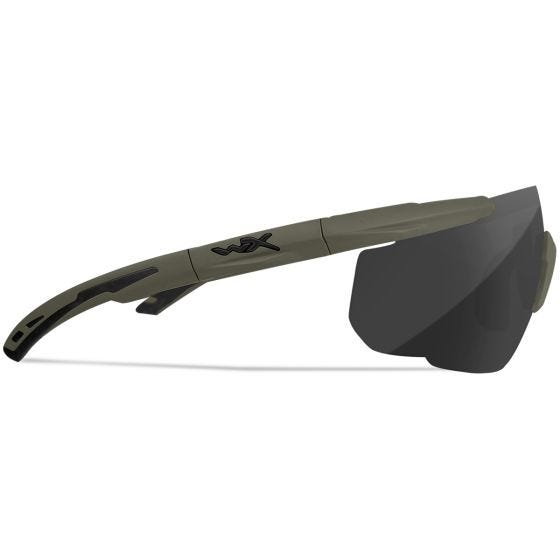 Wiley X Saber Advanced Brille - Gläser in Grau + Transparent + Rust / Gestell in OD Grün