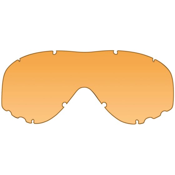 Wiley X Spear Schutzbrille - Glas in Smoke Grey + Transparent + Light Rust / Gestell in Mattschwarz