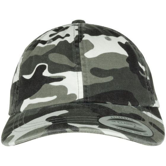 YP Low Profile Camo Washed Mütze - Urban