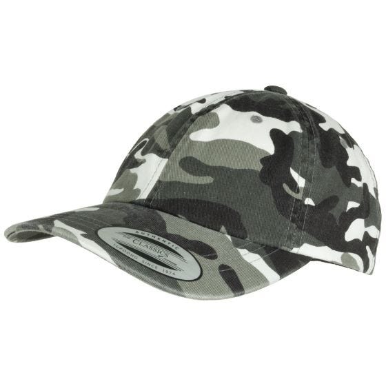 YP Low Profile Camo Washed Mütze - Urban