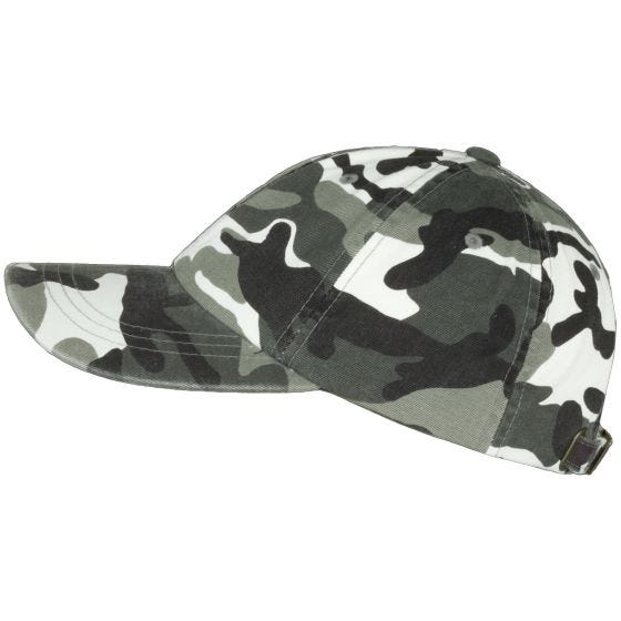 YP Low Profile Camo Washed Mütze - Urban