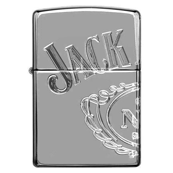 Zippo Jack Daniel's Armor Feuerzeug - Black Ice
