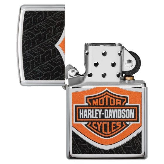 Zippo Harley Davidson Feuerzeug - High Polish Chrome