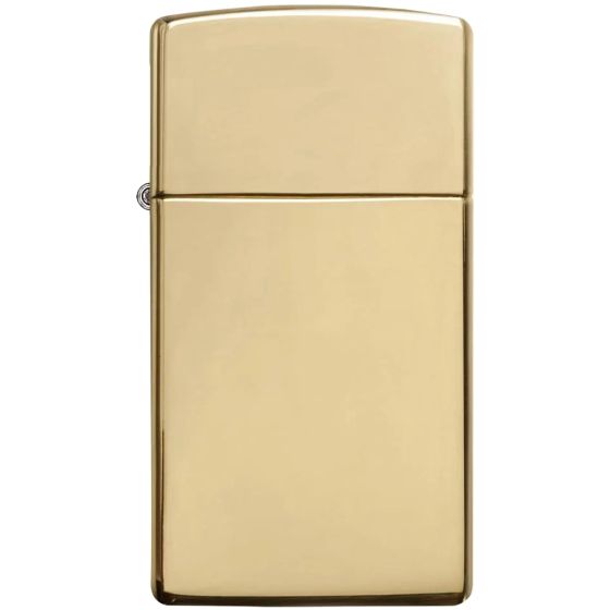 Zippo Slim High Polish Brass Feuerzeug