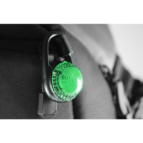 Adventure Lights Guardian Tag-It Clip-Sicherheitslampe Grün