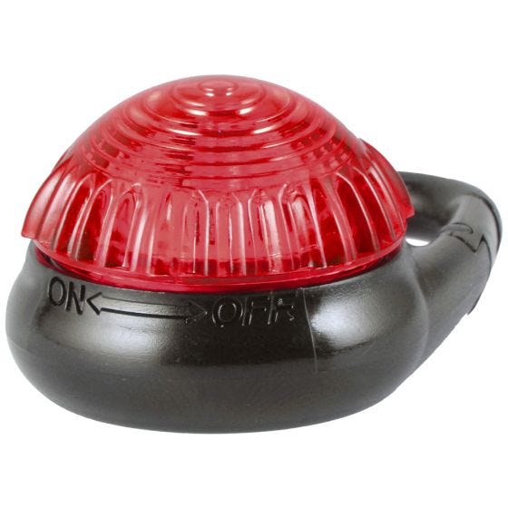 Adventure Lights Guardian Tag-It Clip-Sicherheitslampe Rot