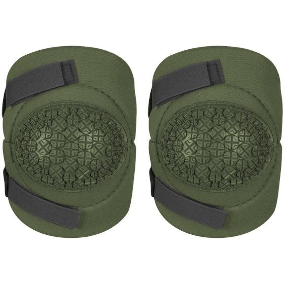 Alta Industries AltaFLEX 360 Ellbogenschützer mit Vibram-Kappen und AltaGRIP-Klettverschluss Olive Green