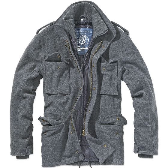 Brandit M-65 Voyager Wolljacke Anthracite