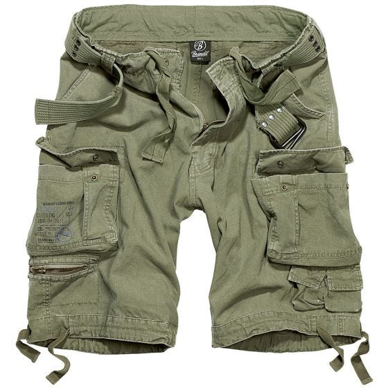 Brandit Savage Vintage Shorts Olivgrün
