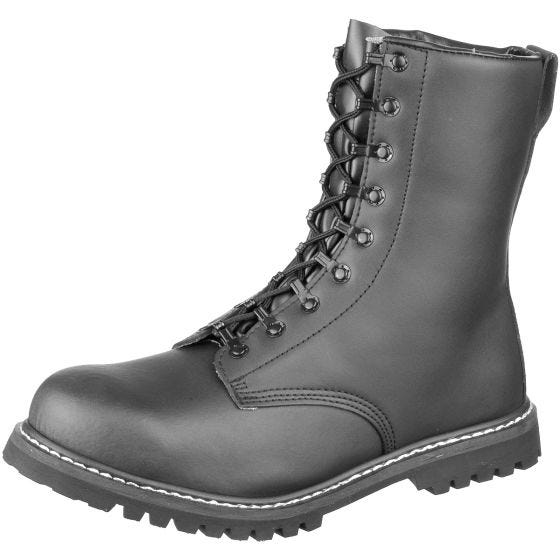 Brandit Combat Para Springerstiefel mit Kunstfell Schwarz
