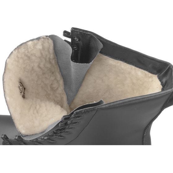 Brandit Combat Para Springerstiefel mit Kunstfell Schwarz