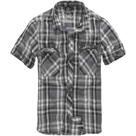 Brandit Roadstar Hemd Schwarz / Anthracite