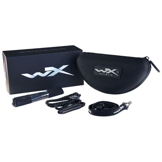 Wiley X WX Tide Schutzbrille - Gläser in Smoke Grey / Gestell in Mattschwarz/Black Ops