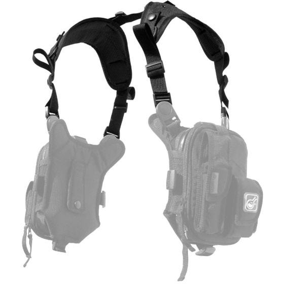 Civilian Covert RG Anatomischer Schultergurt Schwarz