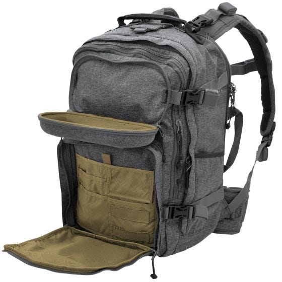 Civilian Lab Grayman Tagesrucksack mit hitzegeformtem Fach Grau
