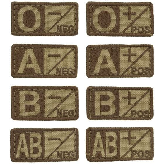 Condor Blutgruppenpatch Tan/Braun