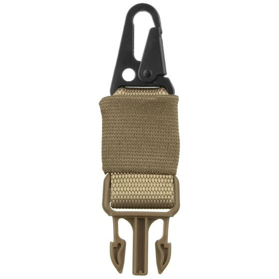 Condor HK Verbindungselement aus Karabiner und Schnallen-Steckteil Tan