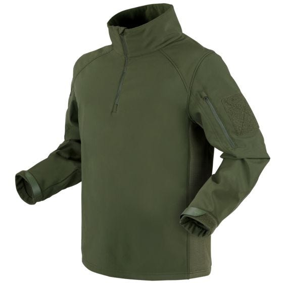 Condor Patrol Softshell Jacke mit 1/4-Reißverschluss - Olive Drab