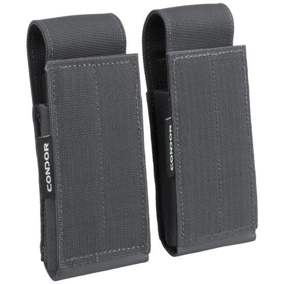 Condor QT Pistolenmagazintasche 2er-Pack - Slate