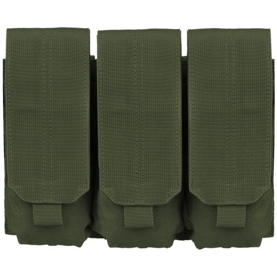 Condor M4/M16 Dreifach-Magazintasche mit MOLLE-System Olive Drab
