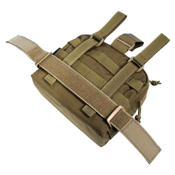 Flyye Drop Leg Beinholster-Tasche für Zubehör MOLLE-Befestigungssystem Coyote Brown