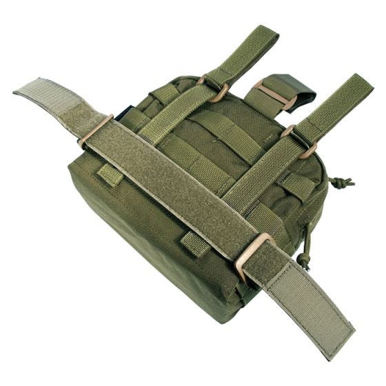 Flyye Drop Leg Beinholster-Tasche für Zubehör MOLLE-Befestigungssystem Ranger Green