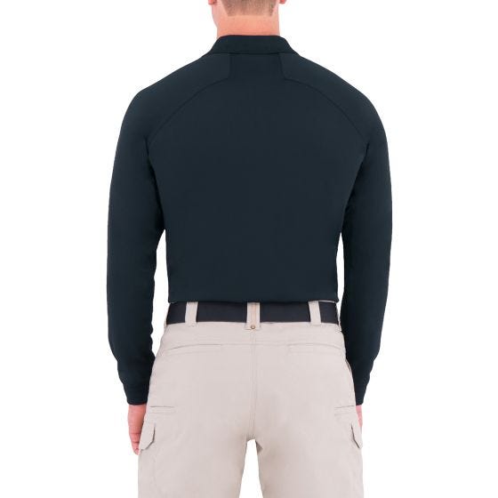 First Tactical Performance Herren Langarm-Polohemd Midnight Navy