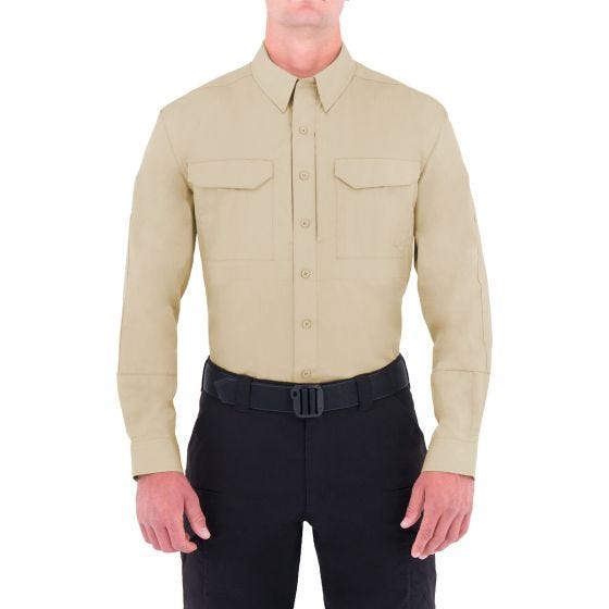 First Tactical Specialist Herren Einsatzhemd langärmelig Khakifarben