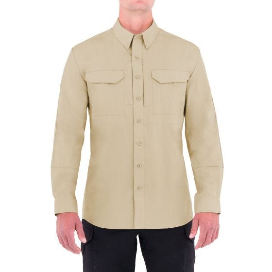 First Tactical Specialist Herren Einsatzhemd langärmelig Khakifarben