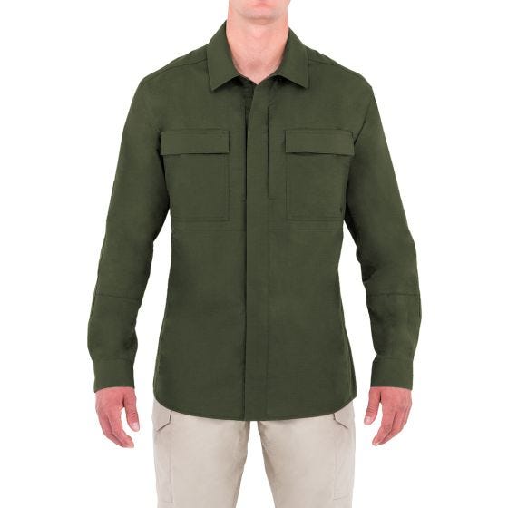 First Tactical Tactix Herren BDU-Hemd langärmelig OD Green