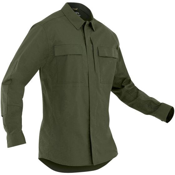 First Tactical Tactix Herren BDU-Hemd langärmelig OD Green