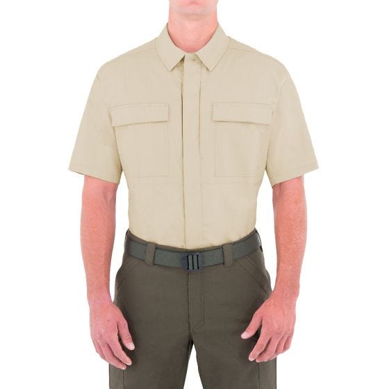 First Tactical Tactix Herren BDU-Hemd kurzärmelig Khakifarben