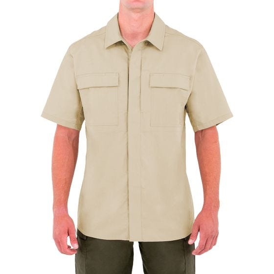 First Tactical Tactix Herren BDU-Hemd kurzärmelig Khakifarben