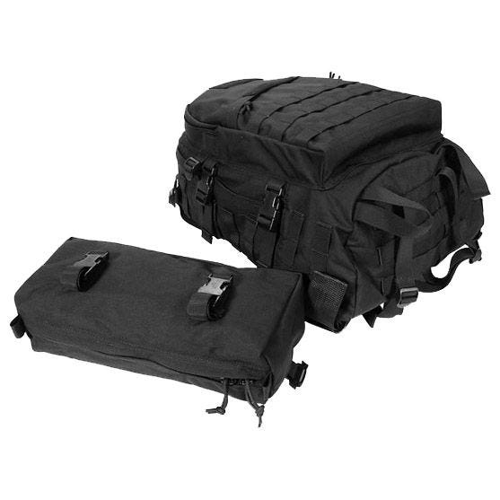 Flyye MOLLE AIII Zusatz-Tasche für Rucksack Schwarz