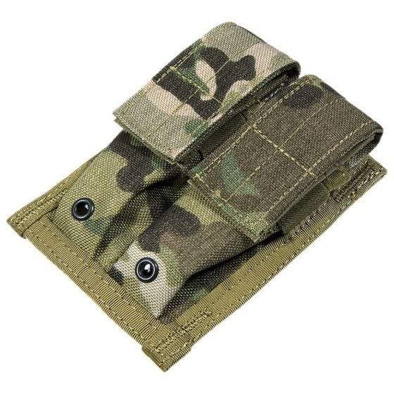 Flyye Doppel-Magazintasche für 9 mm-Kaliber MOLLE-Befestigungssystem MultiCam