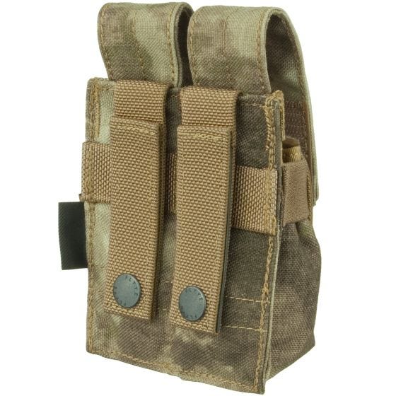 Flyye Ver. FE Doppel-Magazintasche für 9 mm-Kaliber MOLLE-Befestigungssystem A-TACS AU