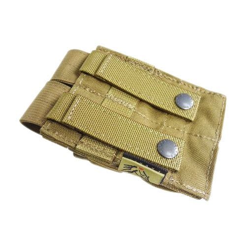 Flyye Ver. FE Doppel-Magazintasche für 9 mm-Kaliber MOLLE-Befestigungssystem Khaki