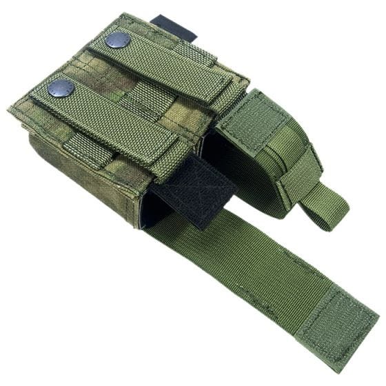 Flyye Ver. HP Doppel-Magazintasche für 9 mm-Kaliber MOLLE-Befestigungssystem A-TACS FG