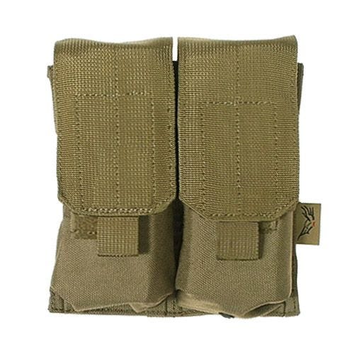 Flyye Doppel-Magazintasche für M4/M16 MOLLE-Befestigungssystem Khakifarben