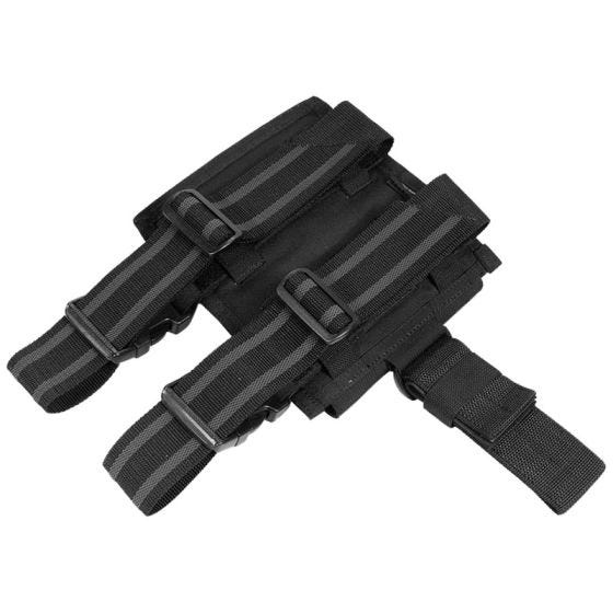 Flyye Drop Leg Beinholster-Doppel-Magazintasche für M4/M16 Schwarz