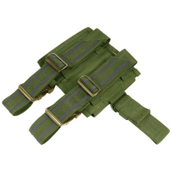Flyye Drop Leg Beinholster-Doppel-Magazintasche für M4/M16 Olive Drab